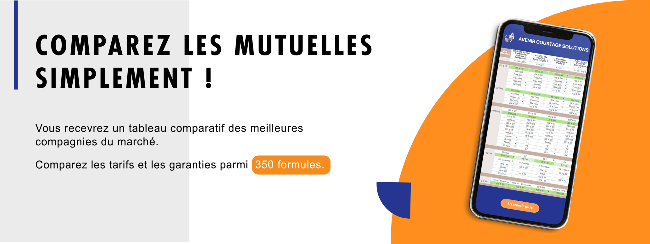photo d'un comparateur en mutuelle en ligne
